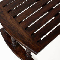 Sheesham Wood Breakfast Table | Laptop Table - Walnut Finish
