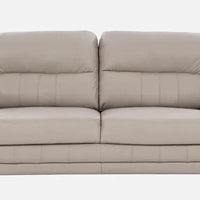 Leather 3 Seater Sofa in Cream Colour