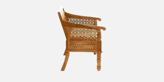 Sheesham Wood 2 Seater Sofa In Scratch Resistant Rustic Teak Finish